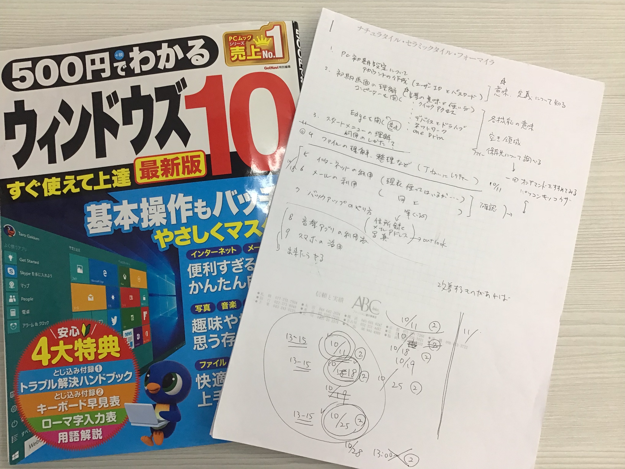 マンツーマンレッスン